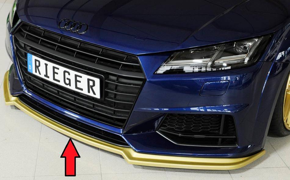 Lama ant.Rieger Audi TTS-TT-RS+S-Line dal'14 per paraurti originale