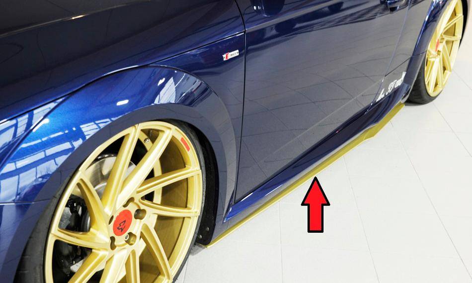 Lama sottoporta 7mm Sx Rieger Audi TTS-TT-RS+S-line dal'2016-2018