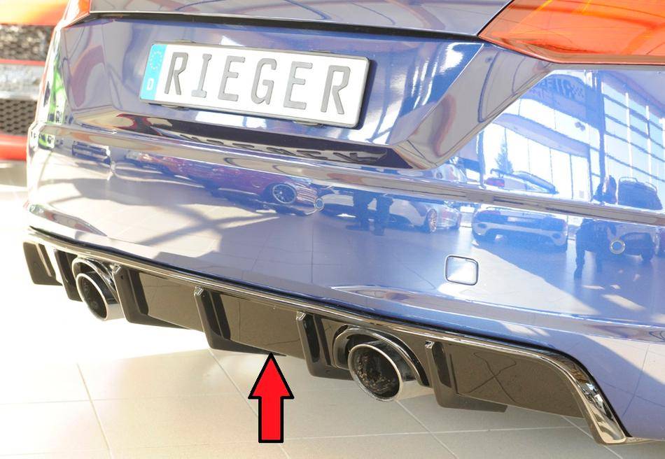 Diffusore Rieger TTS-TT-RS+S-Line dal'2014 term.duplex sing.nero luc