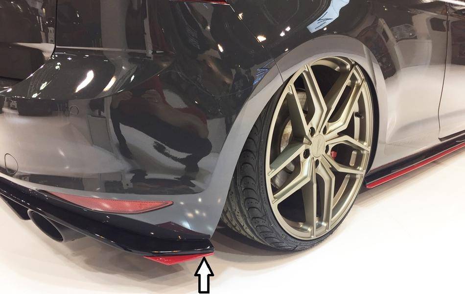 Angolare destro Rieger Golf 7 Clubsport per diffusore originale