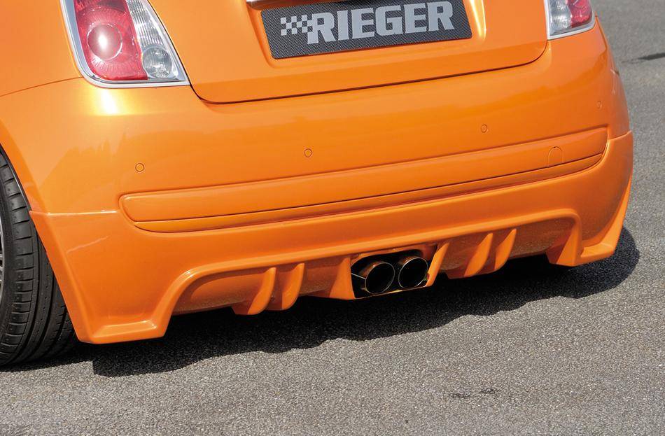 Sottoparaurti post.Rieger FIAT 500 terminale centrale