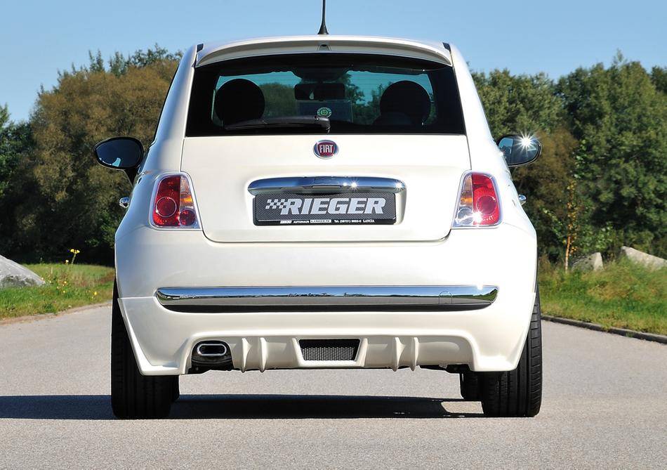 Sottoparaurti post. Rieger FIAT 500 terminale sx