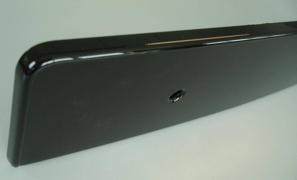 Portatarga nero lucido per mascherina A5 RS