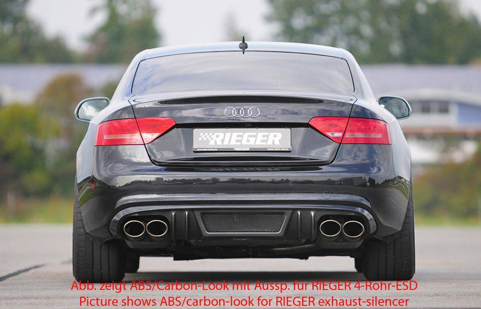 Diffusore Rieger A5 S-Line+S5 Coupe' fino 2011 per marm orig sx