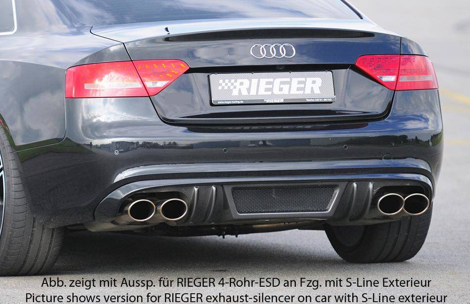 Diffusore Rieger A5 no S-Line fino 2011 carbonl marm duplex original