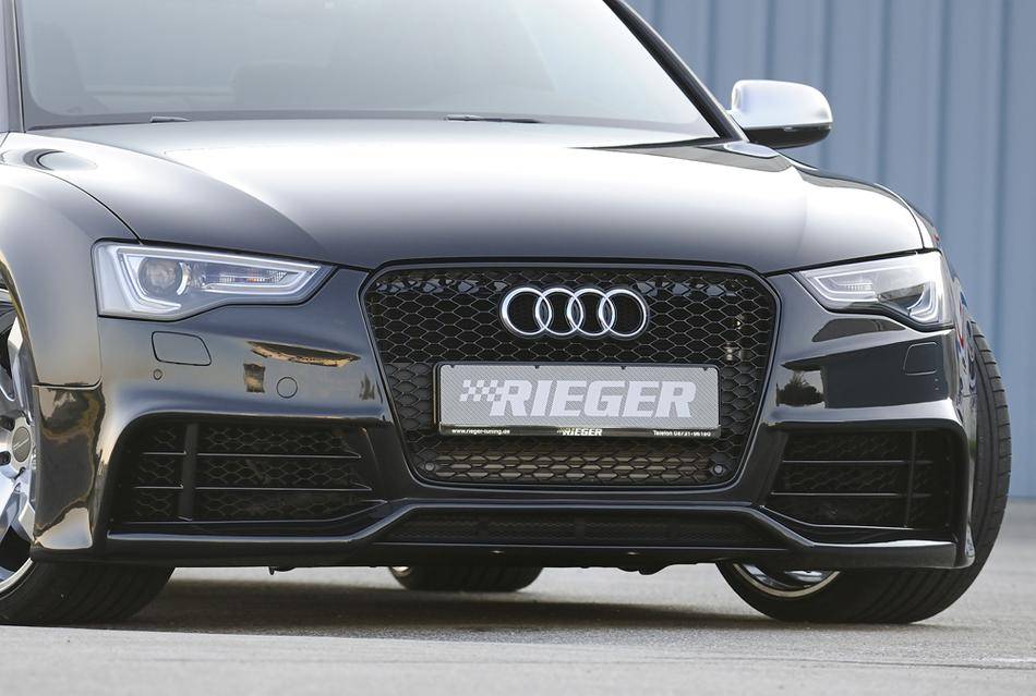 Paraurti Rieger RS-Look A5/S5 dal 2011 con lavafari e PDC
