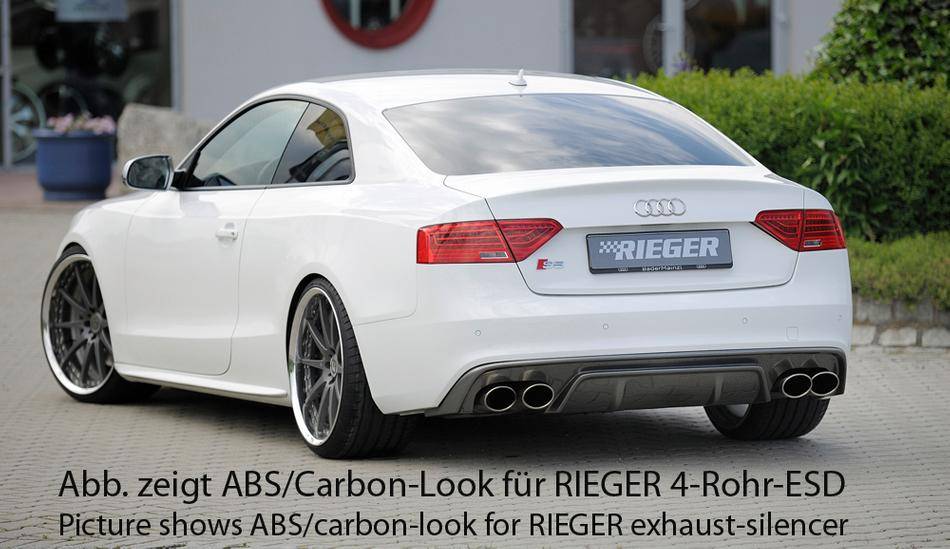 Diffusore Rieger A5 S-Line dal 2011 Coupe'Cabrio marm. duplex orig.