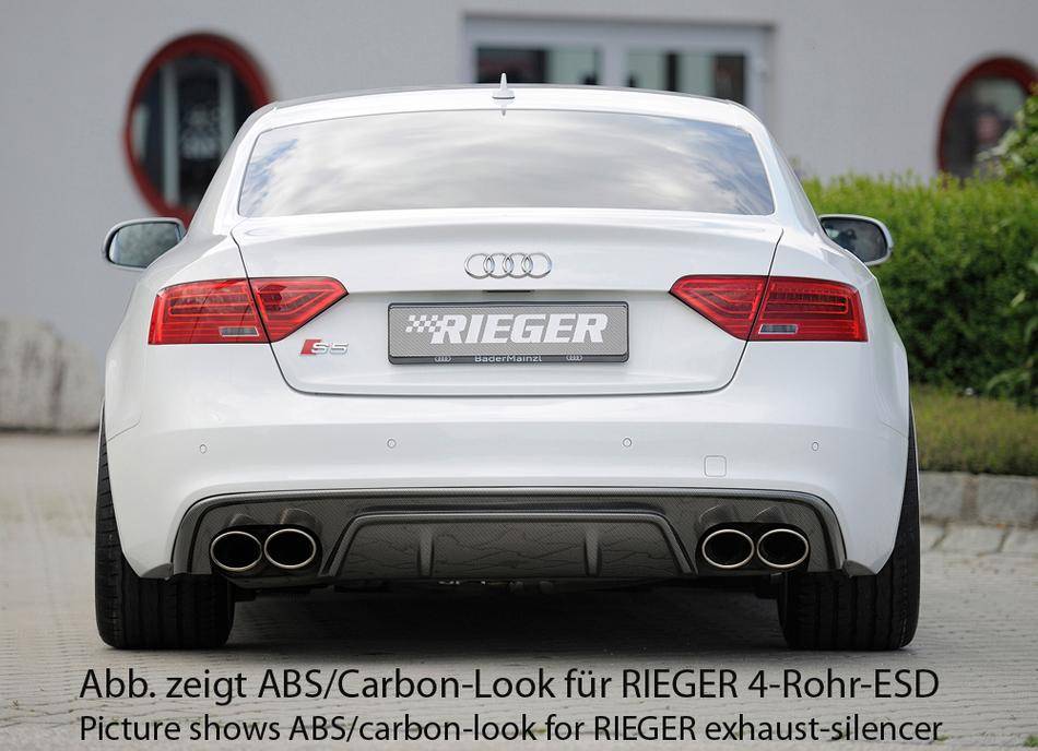 Diffusore Rieger A5 S-Line dal 2011 Coupe'Cabrio marm. orig. sinistr