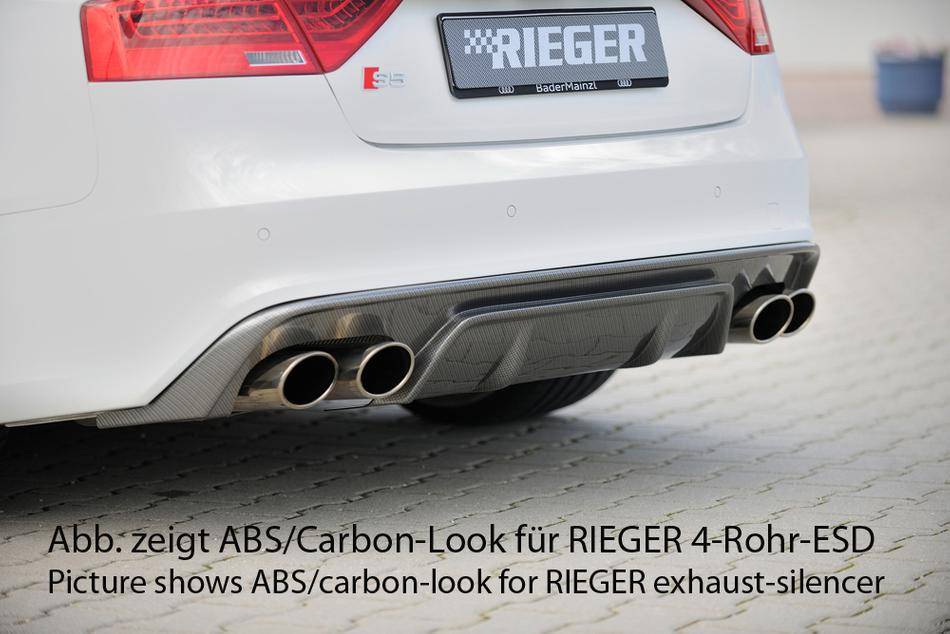 Diffusore Rieger solo S5 dal 2011 Coupe'Cabrio marm. duplex orig.