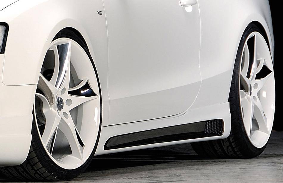 Sottoporta SX Rieger A5/S5 Sportback carbonlook con presa aria