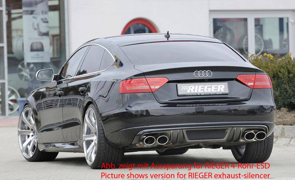 Diffusore Rieger A5 Sportback no S-Line marm.duplex orig. carbonlook