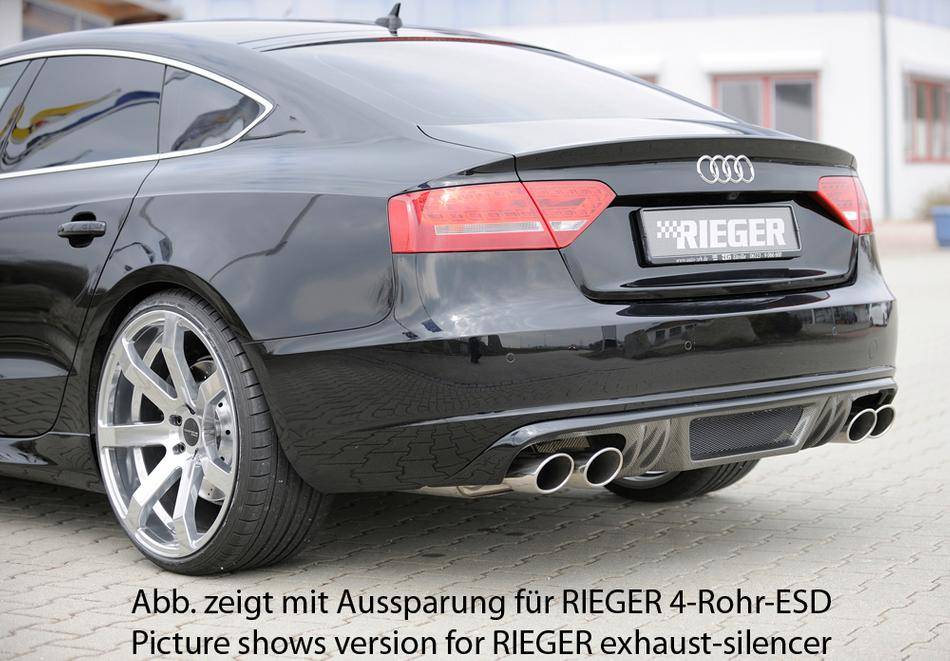 Diffusore Rieger A5 Sportback no S-Line marm.duplex orig. carbonlook