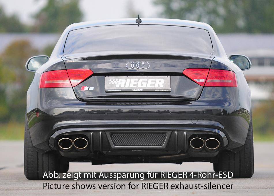 Diffusore post A5/S5 Sportback S-Line marm.originale sx carbonl-'11