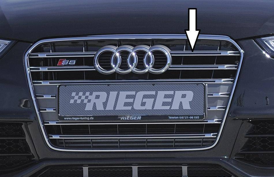 MASCHERINA ORIG.AUDI S5 GRIGIO PLATINO SENZA PDC CON EMBLEMA S5