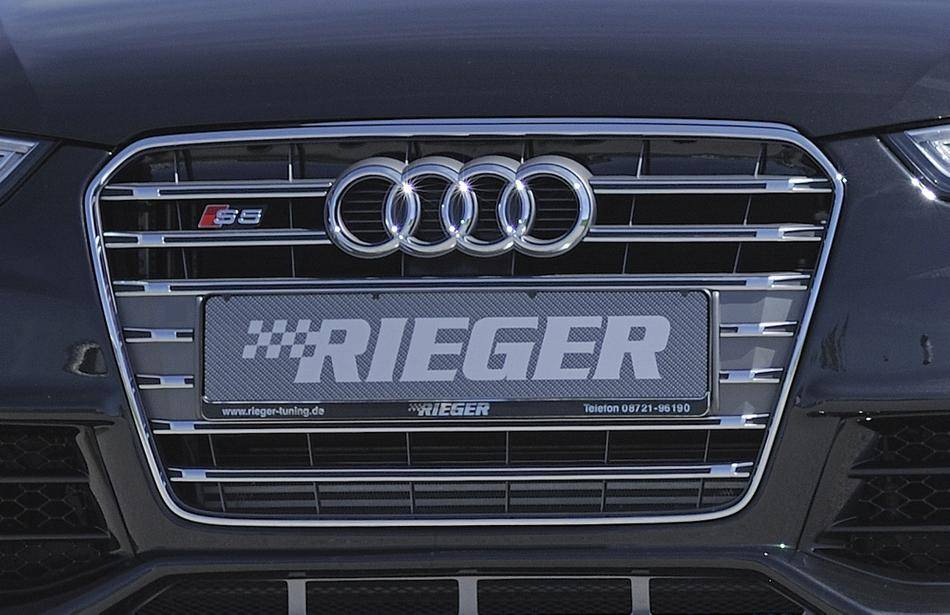 MASCHERINA ORIG.AUDI S5 GRIGIO PLATINO SENZA PDC CON EMBLEMA S5