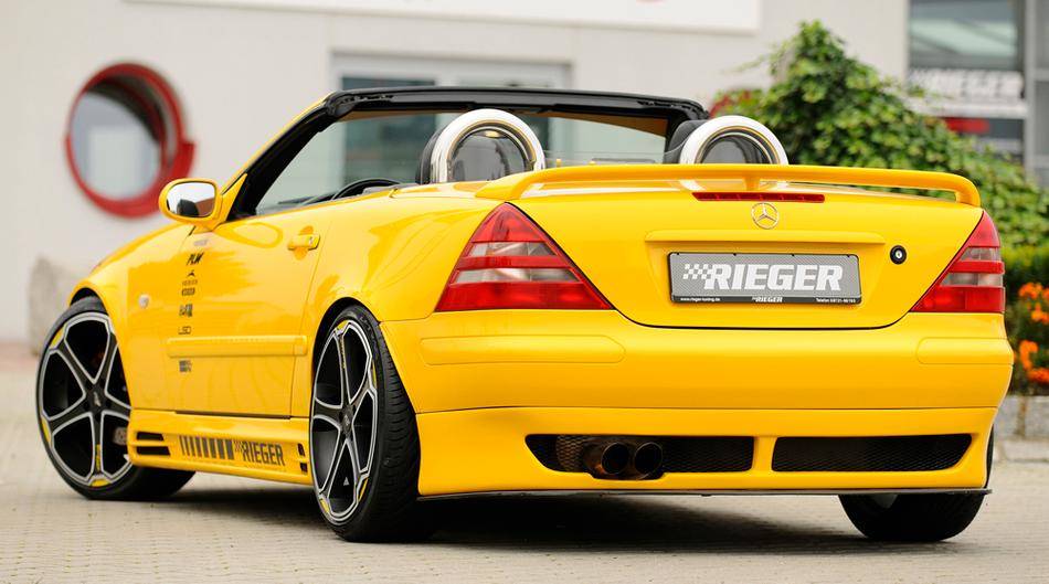 Sottoporta sx.Rieger Merc.SLK R170  con condotto e prese aria