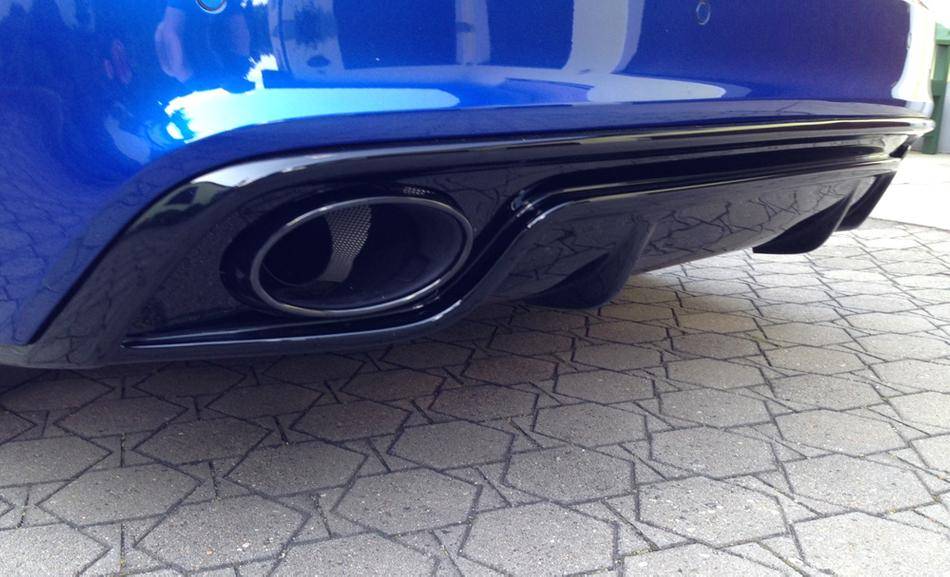 Diffusore Rieger A5/S5 S-Line Coupe'dal 2011 nero luc. term.185X120