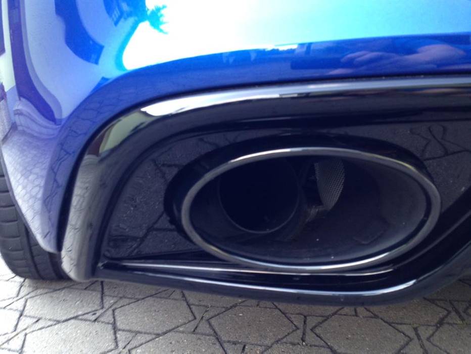 Diffusore Rieger A5/S5 S-Line Coupe'dal 2011 nero luc. term.185X120