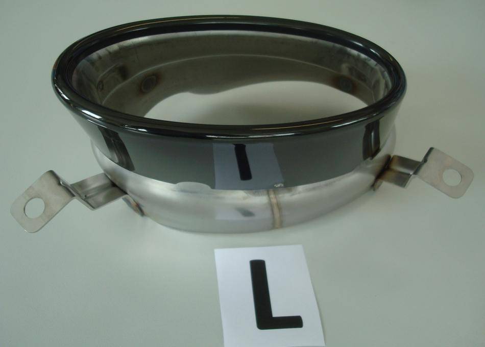 Terminale SX nero 185X120 A5/A4 per diffusore Rieger 000555470/55549