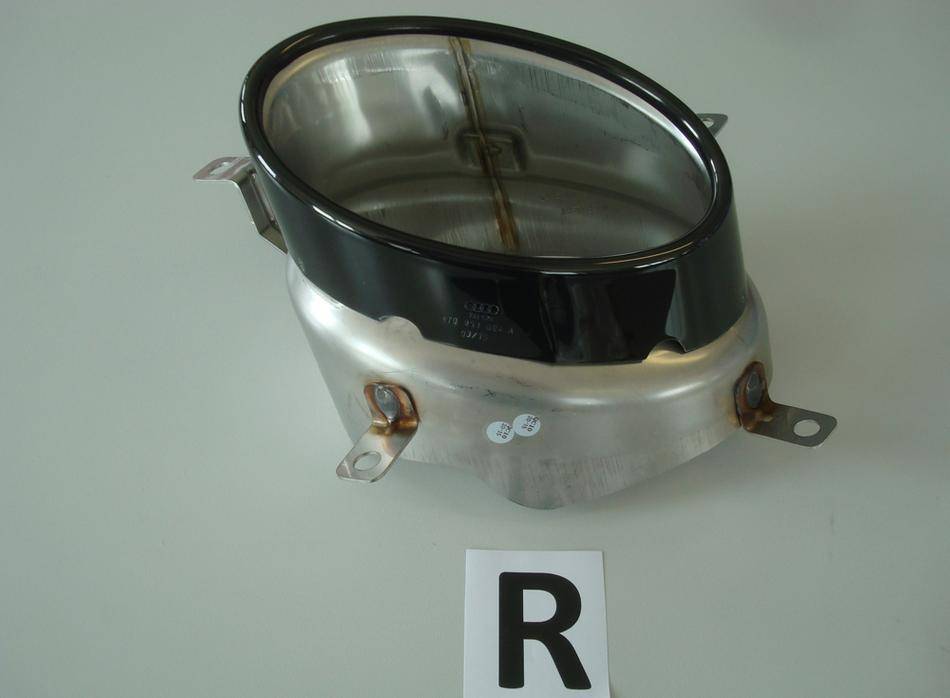 Terminale DX nero 185X120 A5/A4 per diffusore Rieger 00055470/55549