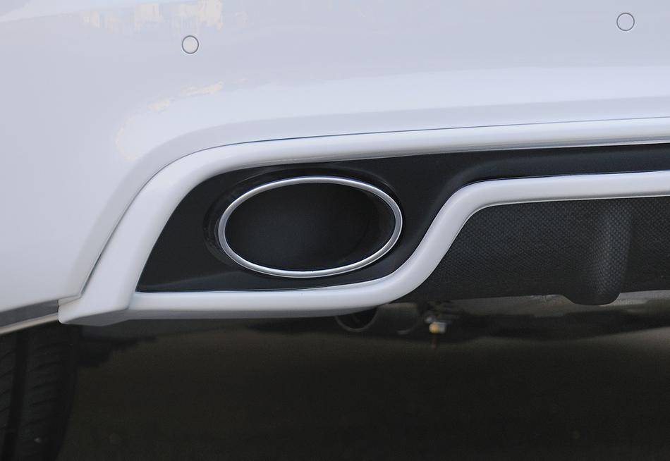 Terminale cromato SX185X120 AUDI A5/A4 diffusore Rieger 55470/55549