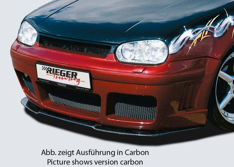 Lama ant sagomata Golf 4 per paraurti Rieger RS4 Look