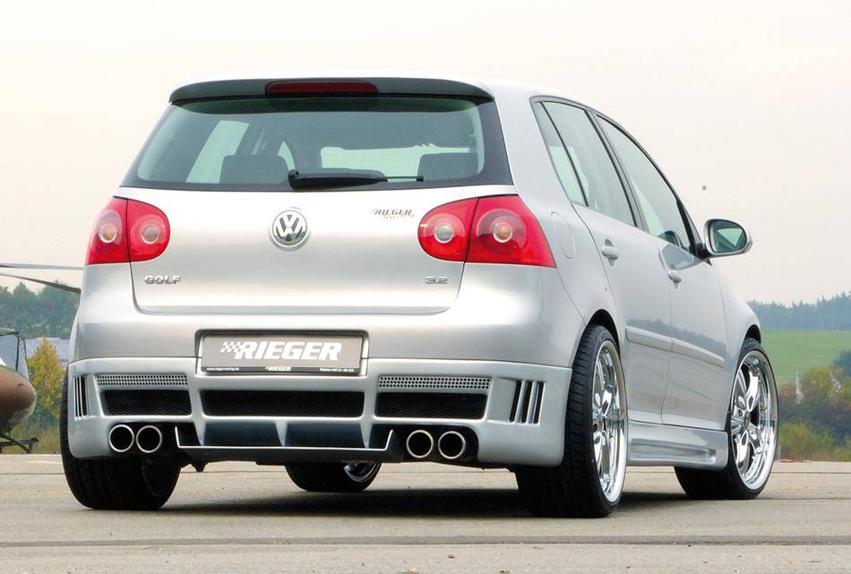 Diffusore post Golf V per sottoparaurti Rieger 59326/27/28