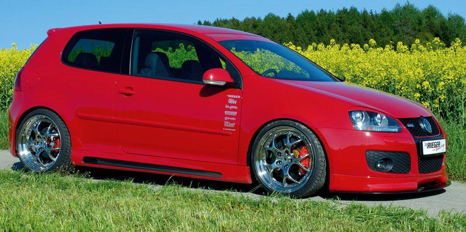 Lama DTM Golf 5 GTI diritta per sottoparaurti Rieger 59400