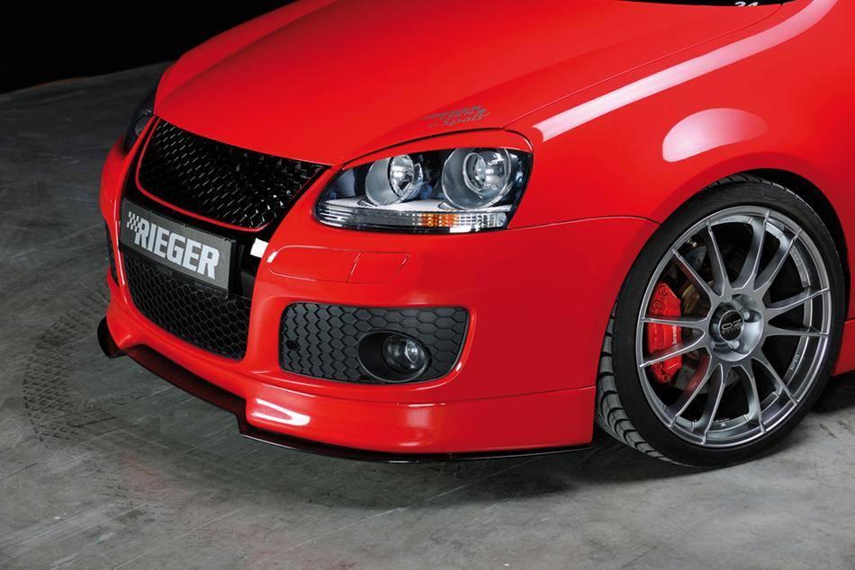 Lama anteriore sagomata Golf 5 GTI per sottoparaurti Rieger 59400
