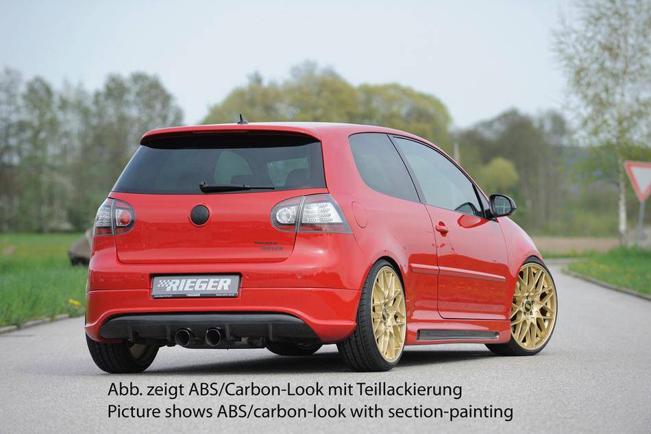 Sottoparaurti Rieger Golf V anche GTI R32 Look carbonook