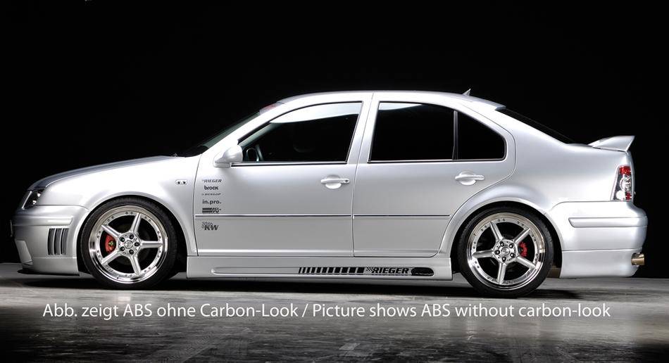 Sottoporta sx Rieger Golf IV carbonlook con presa aria