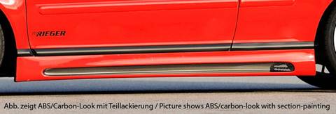 Sottoporta dx Rieger Golf IV carbonlook con presa aria