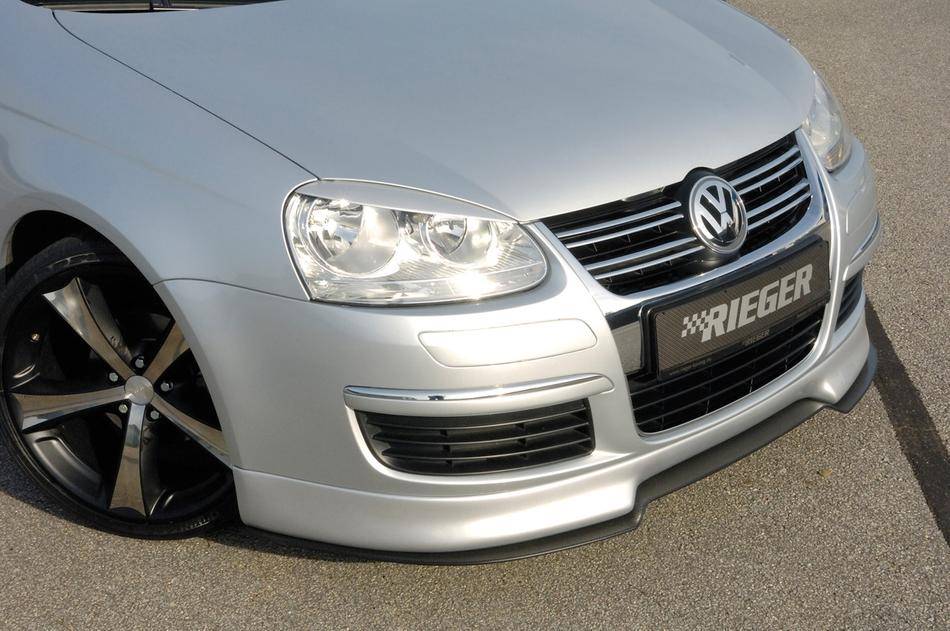 Lama anteriore sagomata Golf 5 GTI per sottopar.Rieger 59400 carbonl
