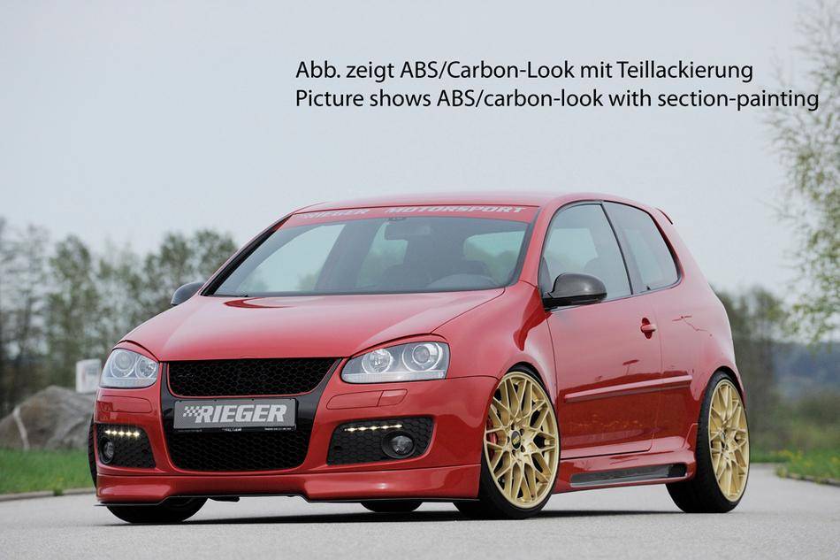 Sottoporta sx Rieger Golf V GTI 3 porte con presa aria carbonlook