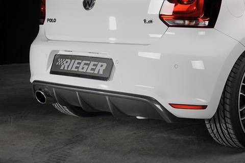 Diffusore Rieger Polo 6R GTI per marm.doppia SX fino 01.14 carbonloo