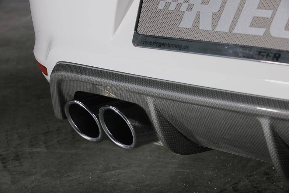 Diffusore Rieger Polo 6R GTI per marm.doppia SX fino 01.14 carbonloo