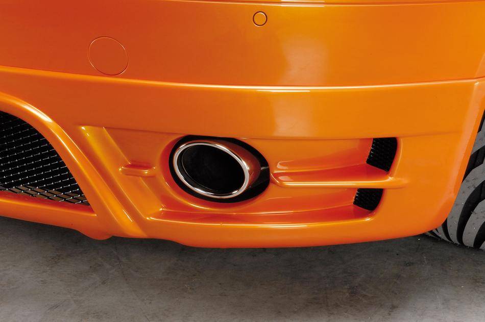 Sottoparaurti post Rieger TT 8J senza S-Line per 1 terminali sx/dx