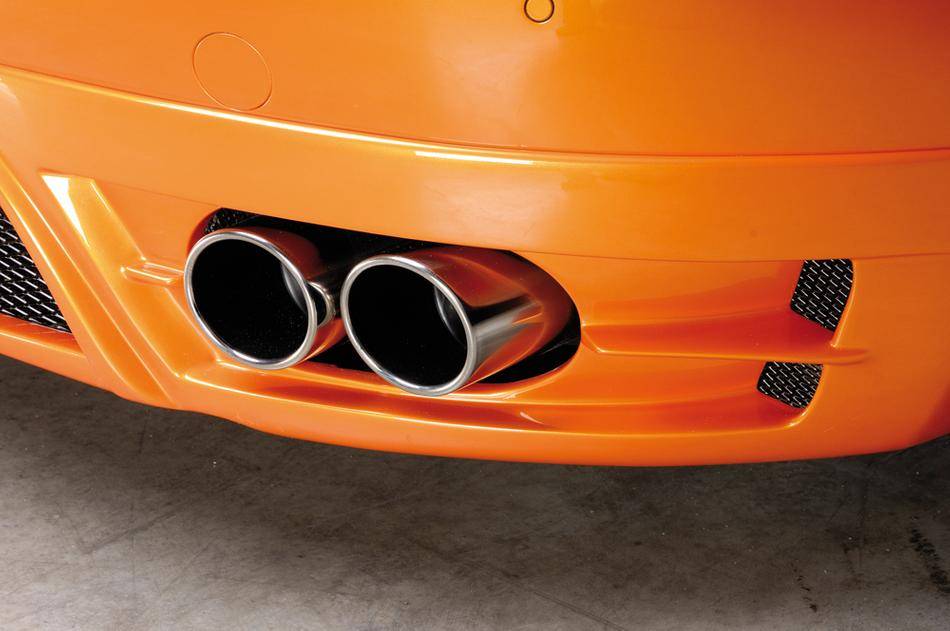 Sottoparaurti post Rieger TT 8J senza S-Line per 4 terminali duplex