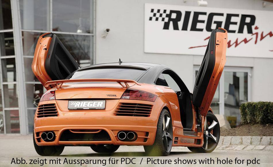 Paraurti post Rieger Audi TT 8J tutti modelli per 4 terminali