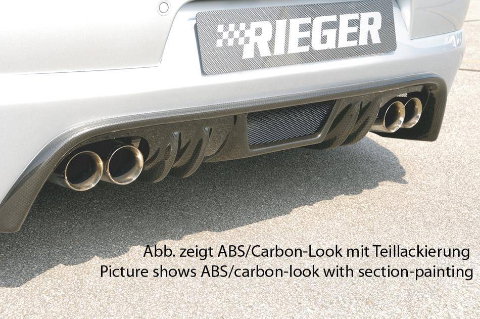 Sottoparaurti Rieger VW EOS per marmitta duplex 4x76 fino restyling