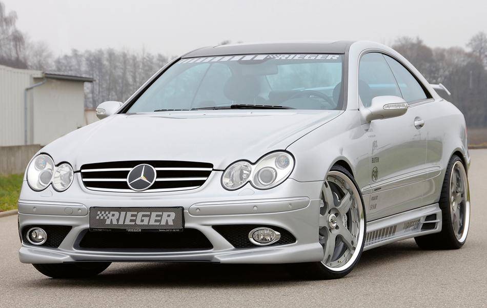 Sottoparaurti ant. Rieger CLK W209  Coupe/Cabrio fino Restyling