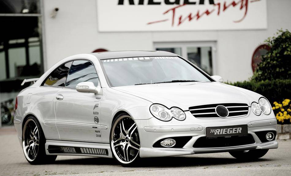 Sottoparaurti ant. Rieger CLK W209  Coupe/Cabrio fino Restyling