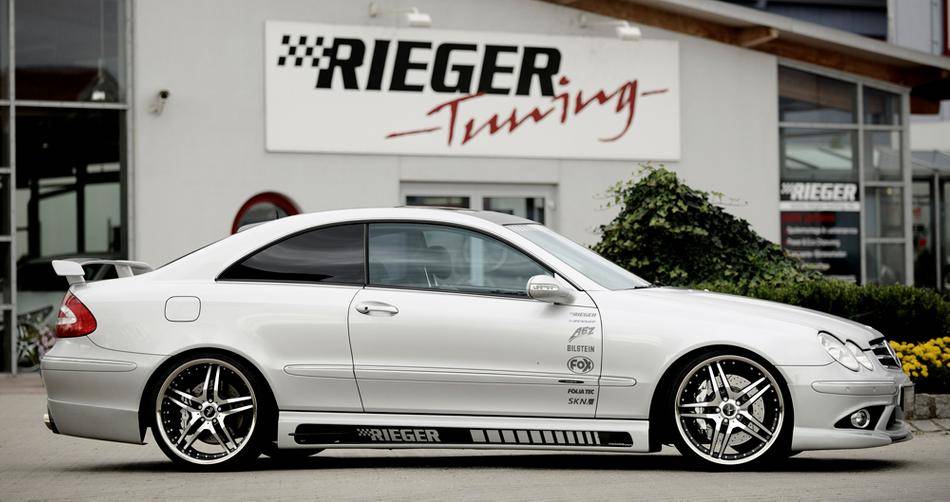 Sottoparaurti ant. Rieger CLK W209  Coupe/Cabrio fino Restyling