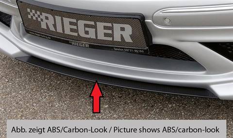 lama DTM centrale MERC CLK W209 per spoiler ant. Rieger