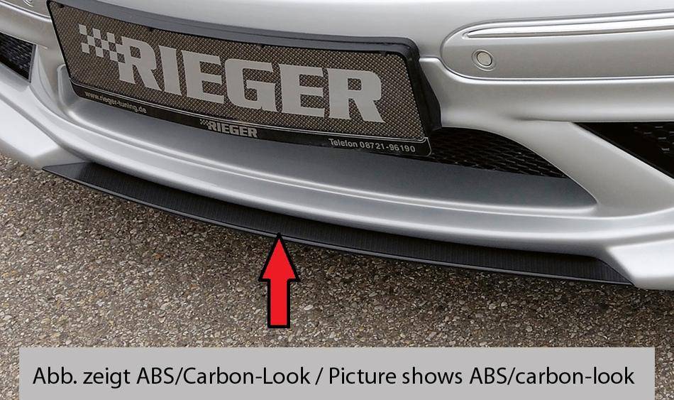 lama DTM centrale MERC CLK W209 per spoiler ant. Rieger