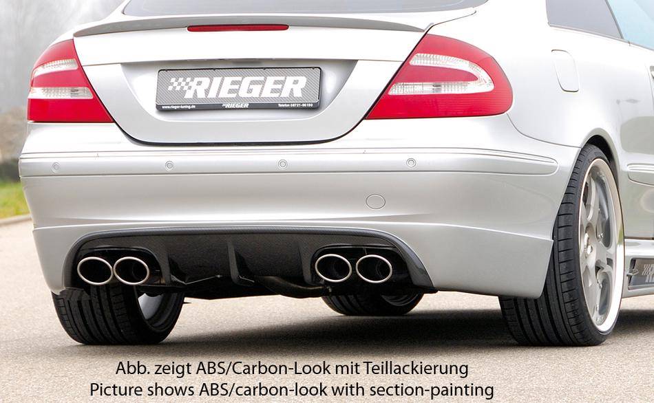 Sottoparaurti post.Rieger MERC.CLK W209 Coupe/Cabrio
