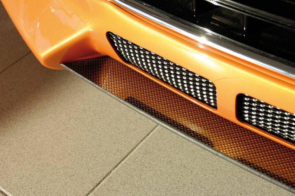 Lama centrale Audi TT 8J per sottoparaurti Rieger 55150 carbonlook