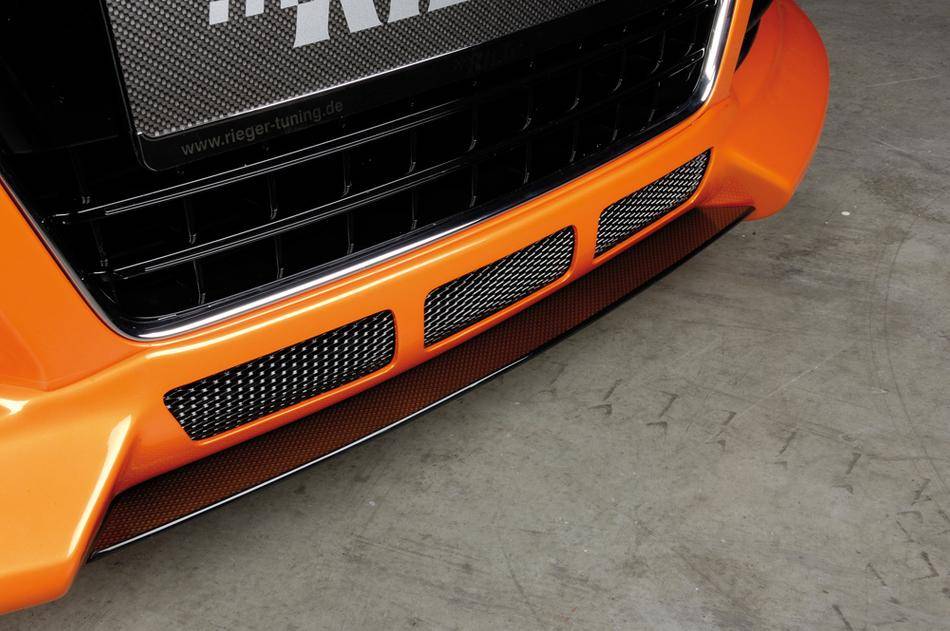 Lama centrale Audi TT 8J per sottoparaurti Rieger 55150 carbonlook