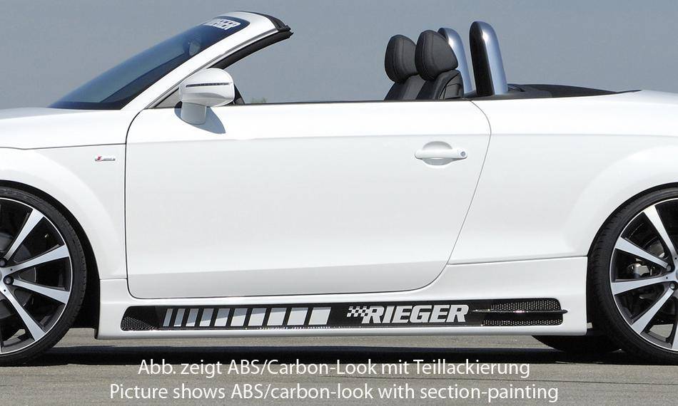 Sottoporta sx Rieger Audi TT 8J incl rivestimento inf carbonlook