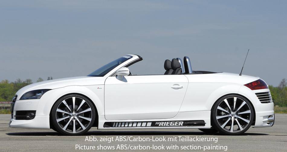 Sottoporta sx Rieger Audi TT 8J incl rivestimento inf carbonlook